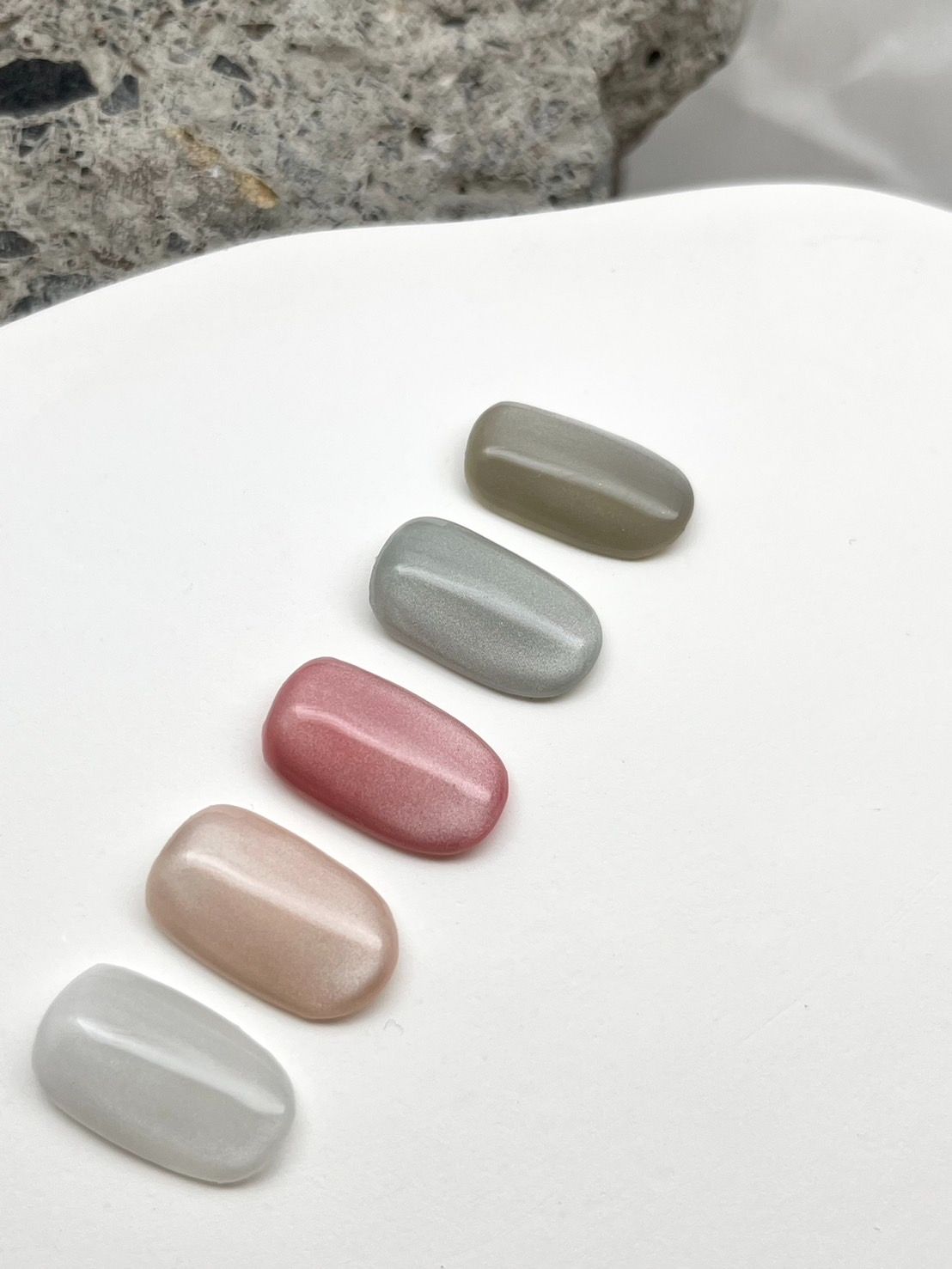 手工穿戴甲。水光單色貓眼。長甲型下單區