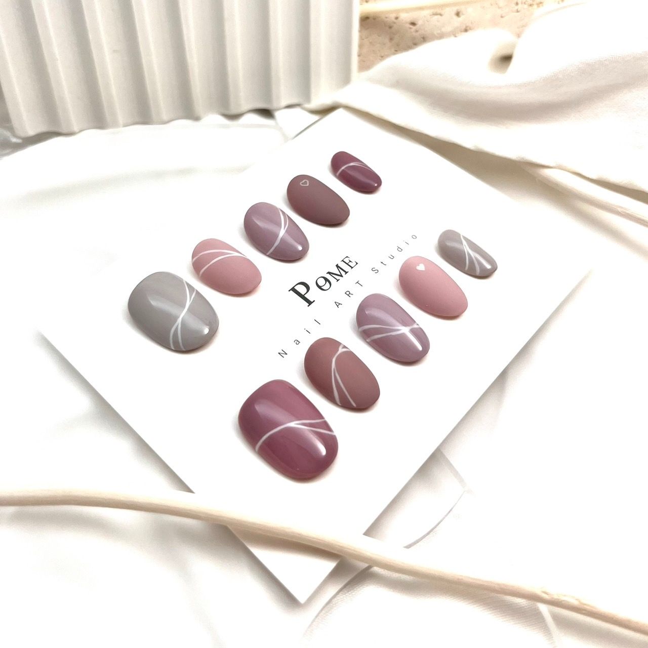 手工穿戴甲。 心動旋律。短甲型下單區