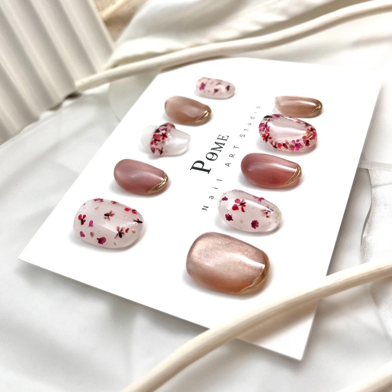 手工穿戴甲。櫻墜微光。短甲型下單區