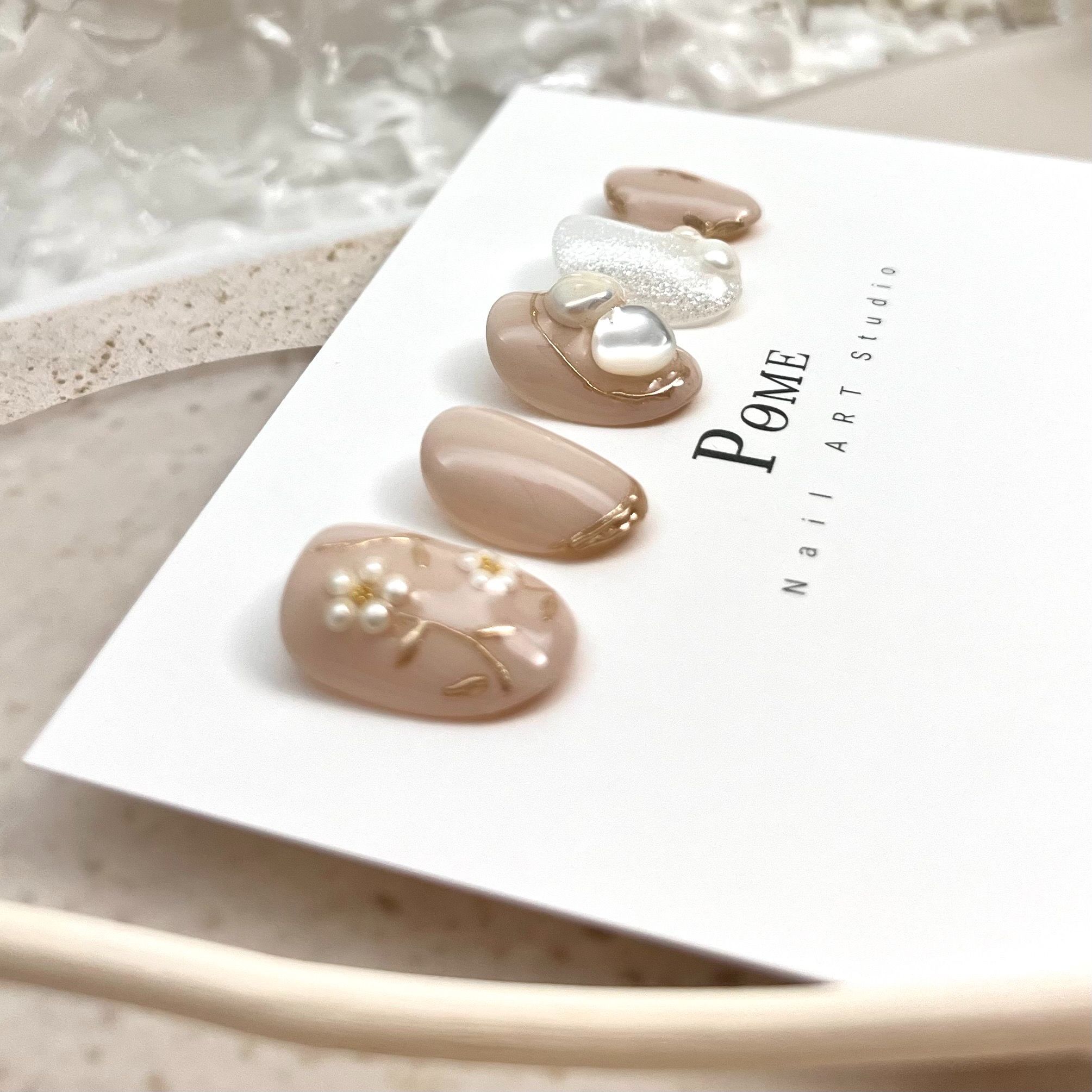 手工穿戴甲。白皇后。長甲型下單區