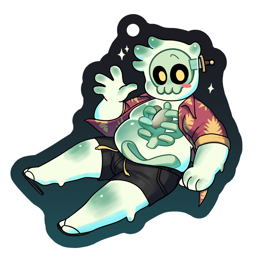 Monster Prom 道格 夜光壓克力吊飾