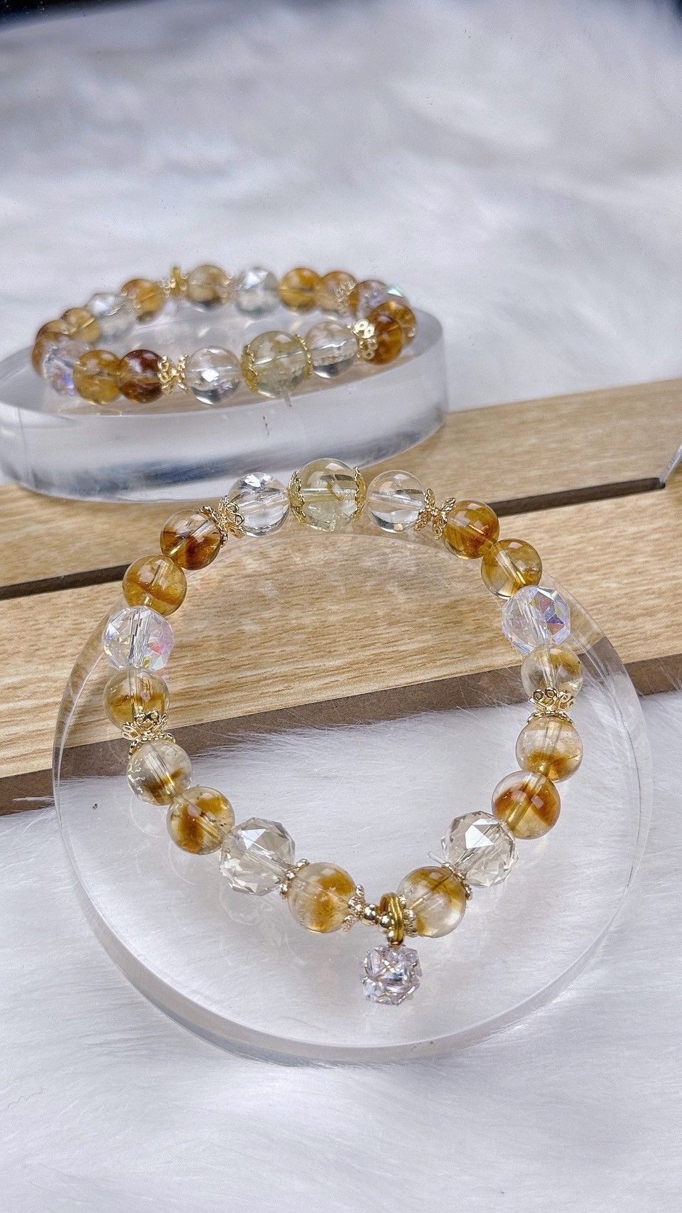 -TAROTJUMP- 大亨小傳．水晶手鍊|業務 接案者 創業者 招財 聚財|黃水晶