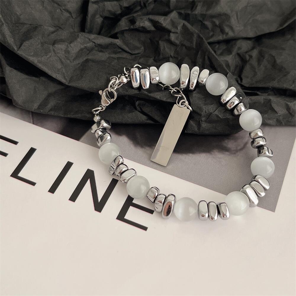 猫眼石拼接串珠手鍊