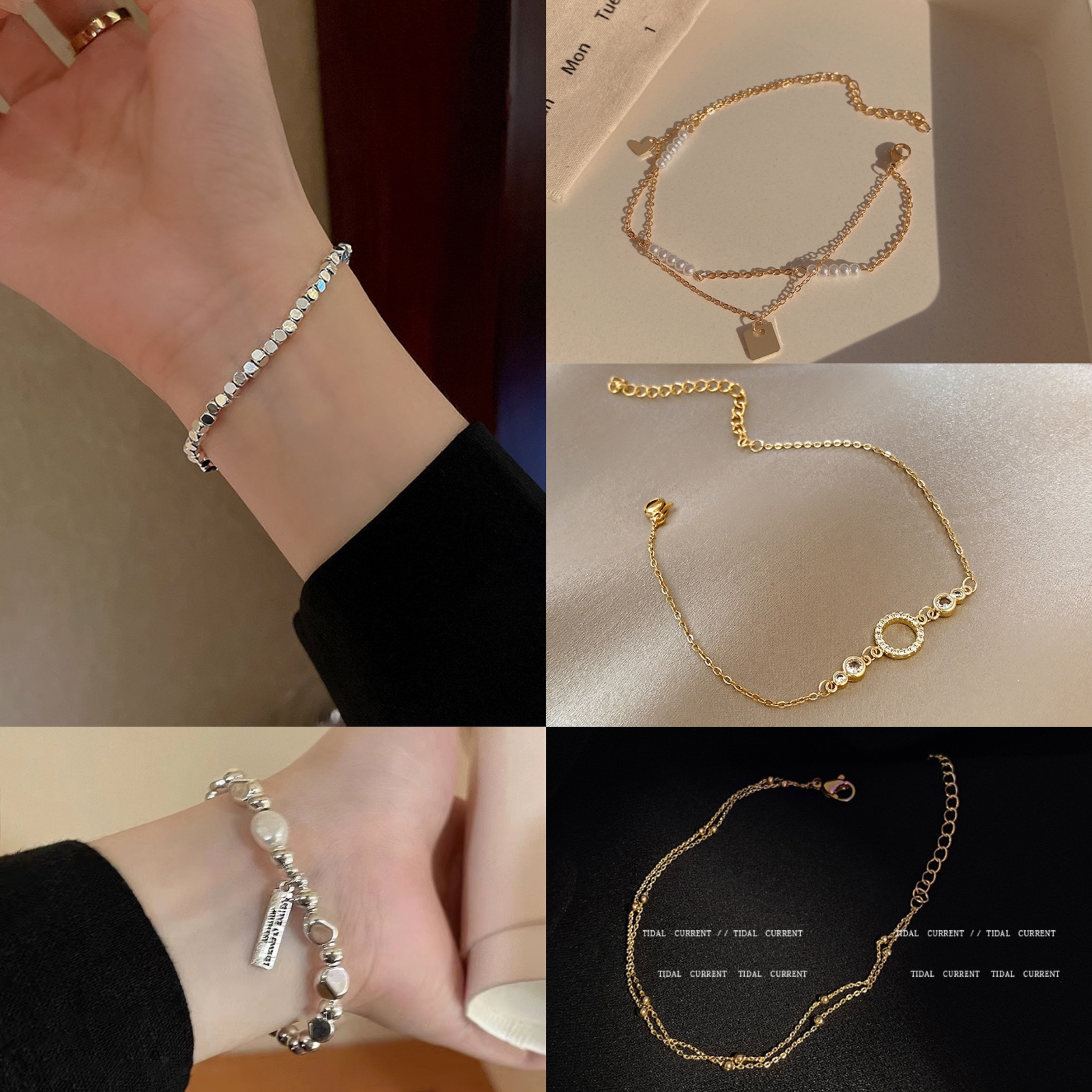 韓國復古ins風高級感小眾鈦鋼手鍊