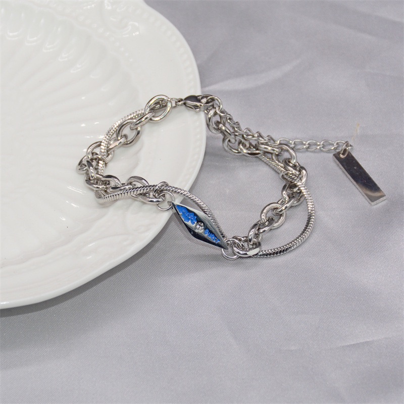 钛钢熔岩高級感男款手鍊