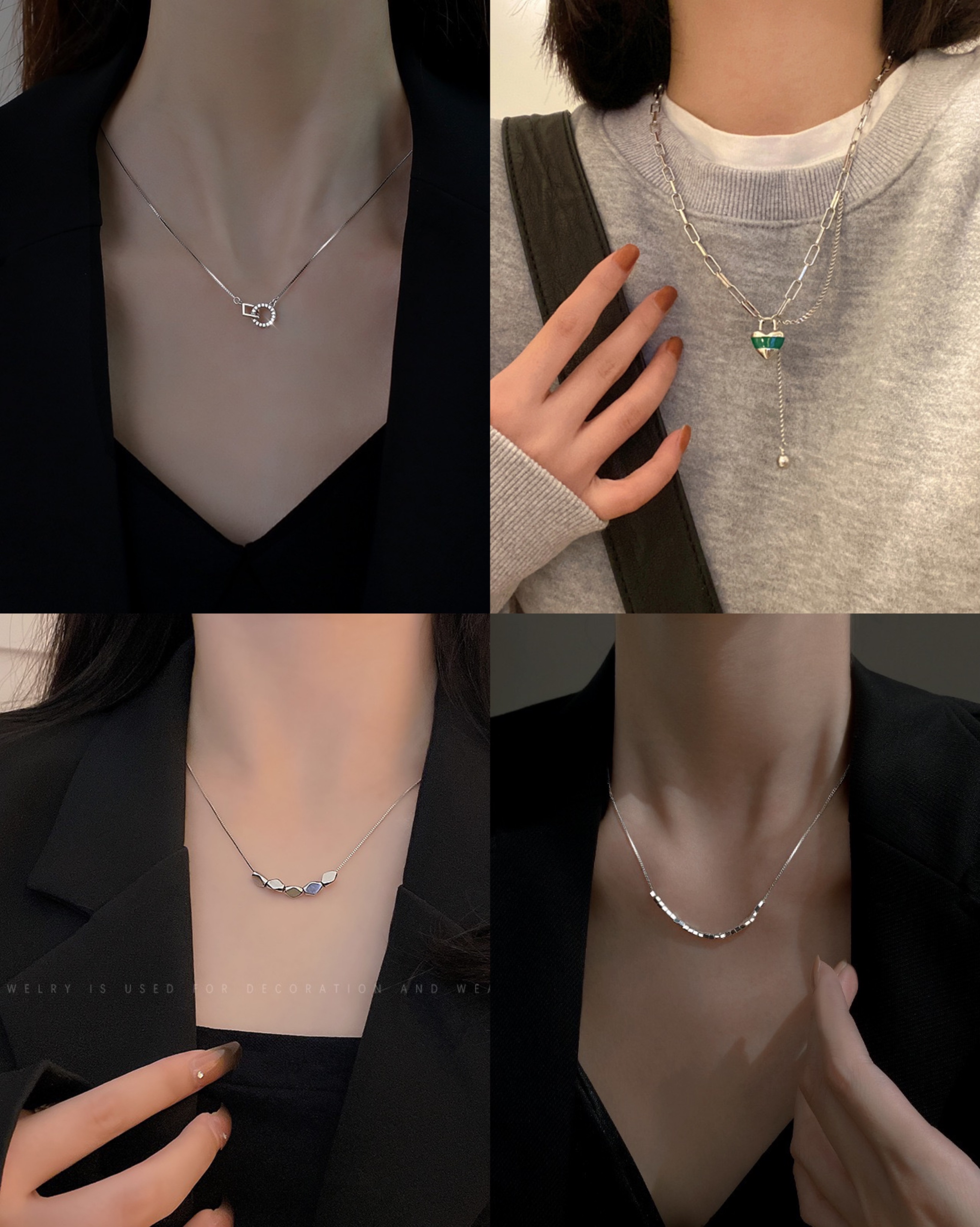 韓版氣質小眾設計高級感鈦鋼項鍊女