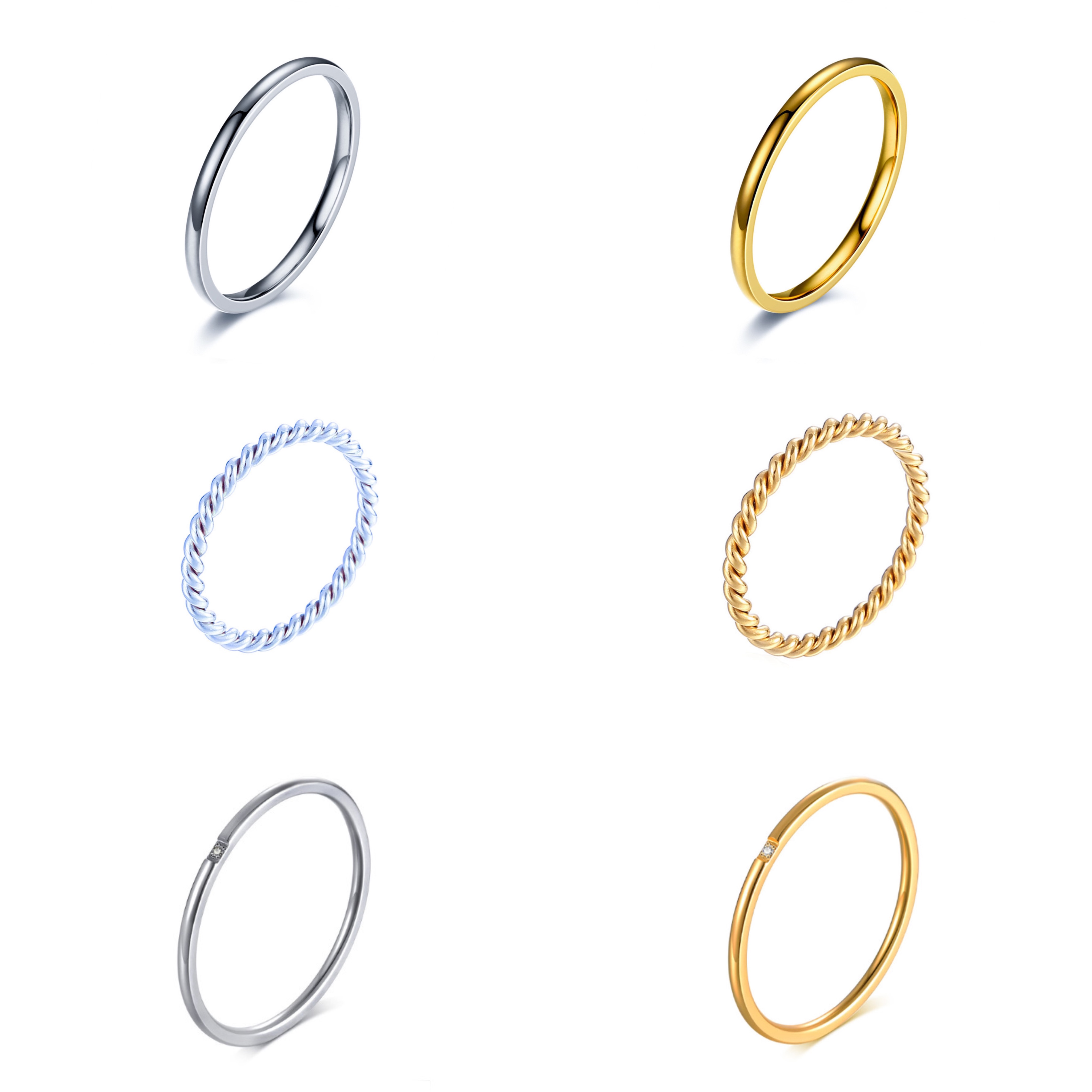 韓版簡約風小眾設計不鏽鋼戒指