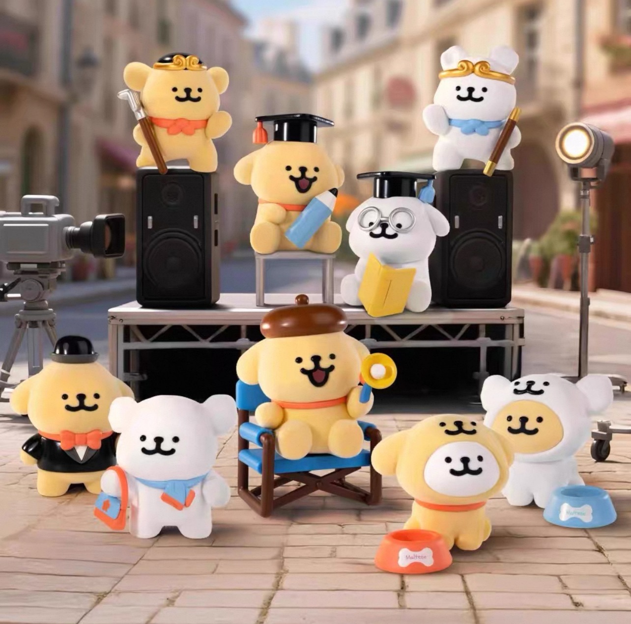 線條小狗系列盲盒-人生劇場