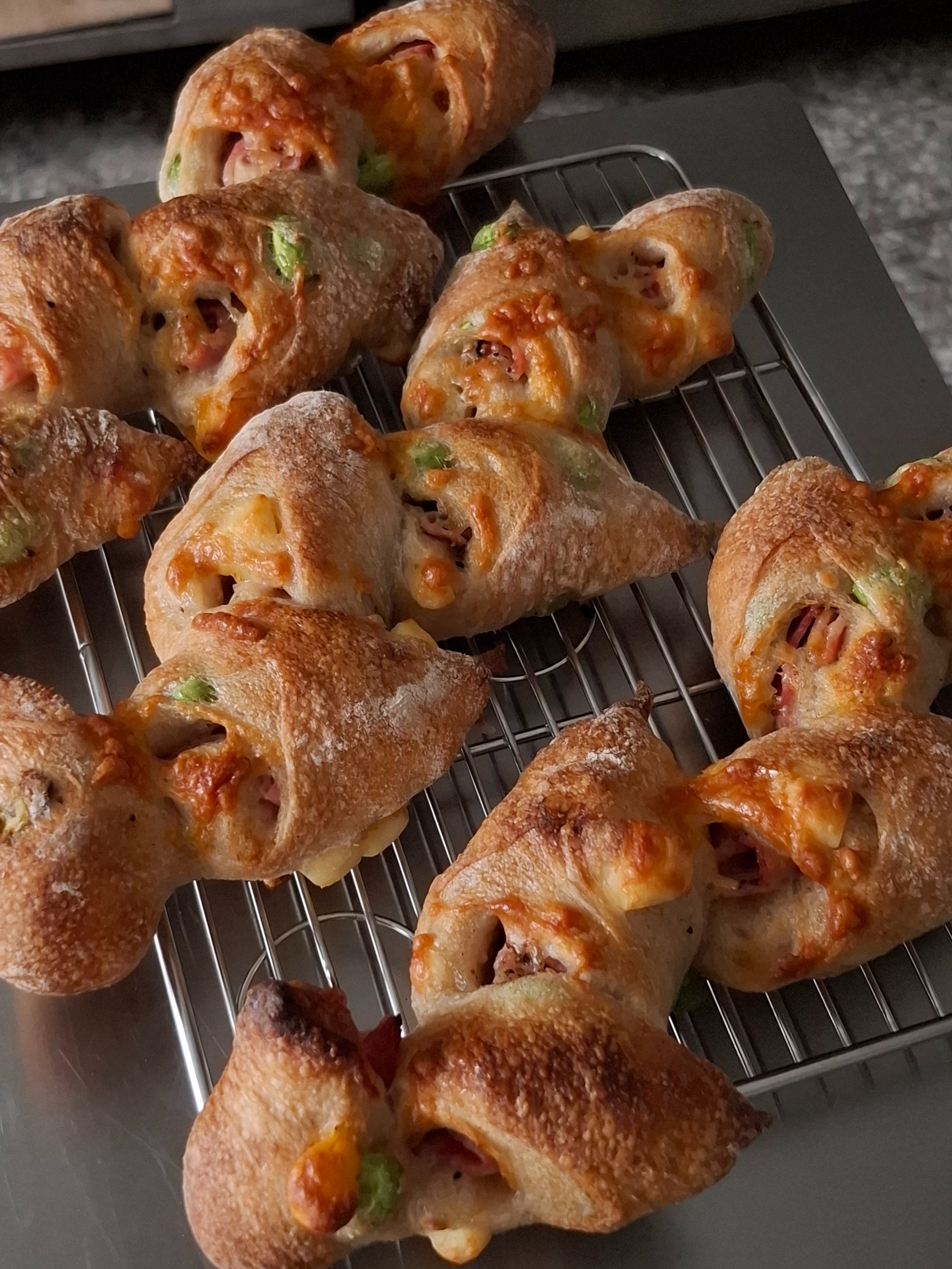 培根毛豆起司麥穗