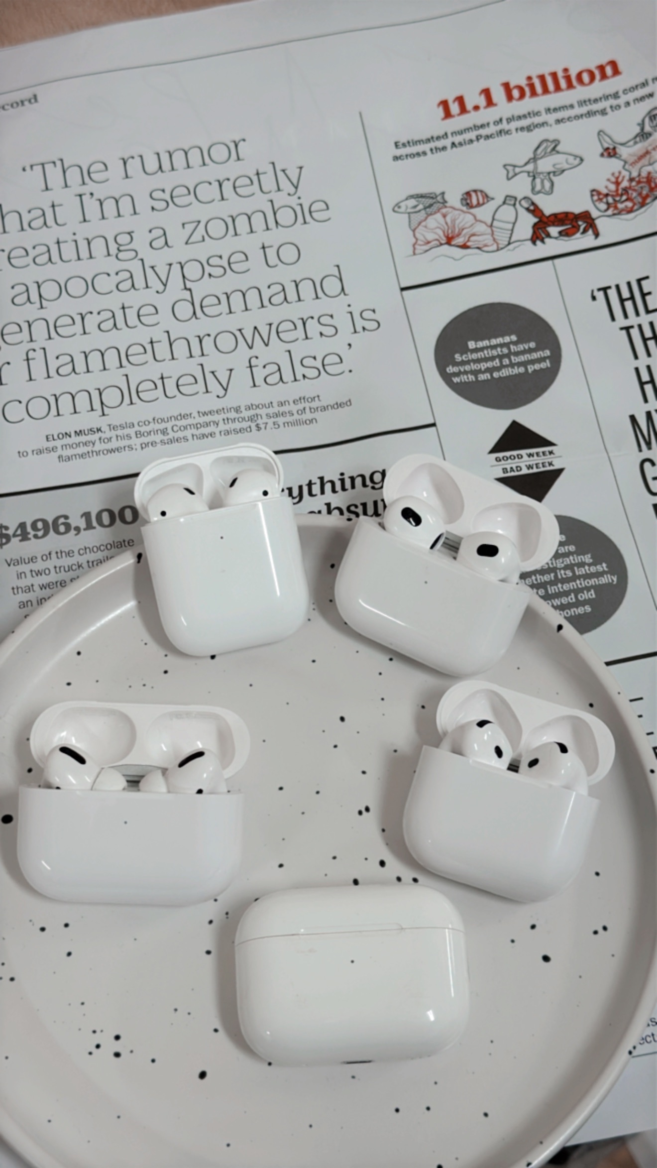 🔥AirPods藍牙耳機🎧「買就送耳機保護殼」✅非人為保固一年