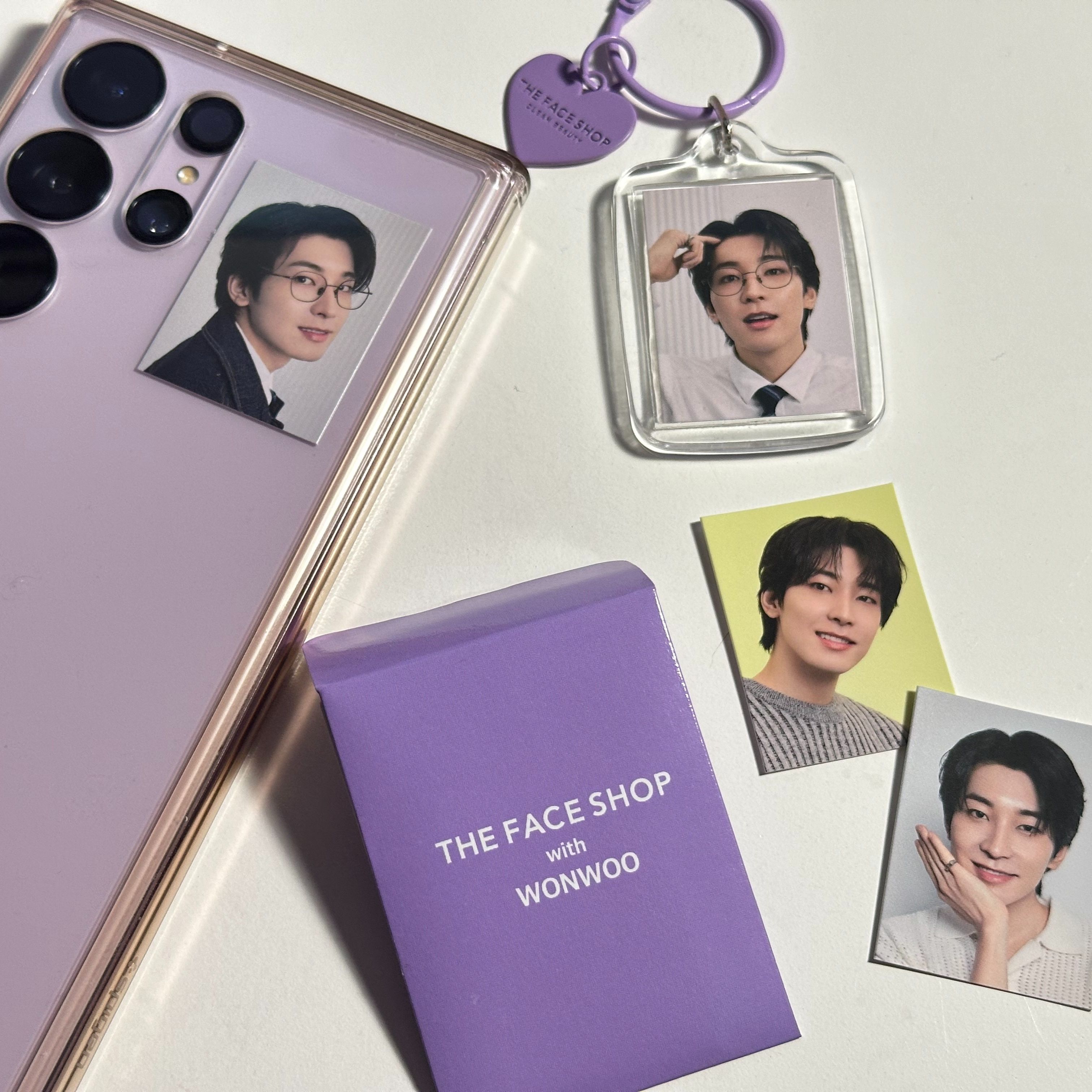 The Face Shop 禮盒組+圓佑證件照吊飾組