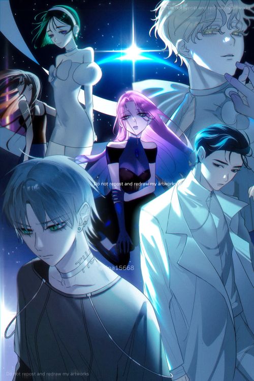 AlienStage 全員壓克力雙閃色紙