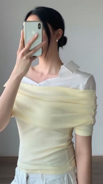 🇰🇷斜肩歐膩上衣