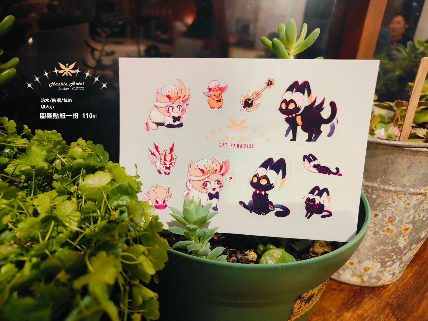 貓咪圖鑑貼紙