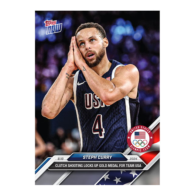 2024.08.10 Steph Curry奧運金牌戰飆出8記三分球得24分，為美國隊射下金牌