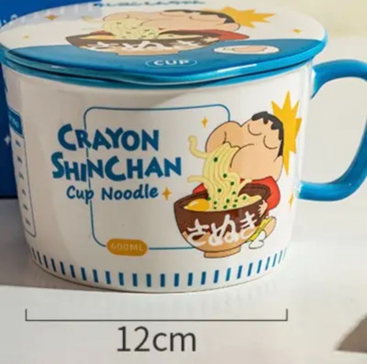 🍜蠟筆小新卡通泡麵碗🍜
