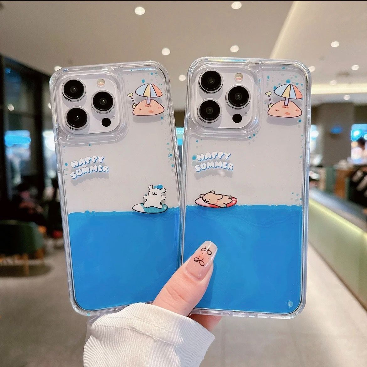 🐶線條小狗衝浪手機殼🐶