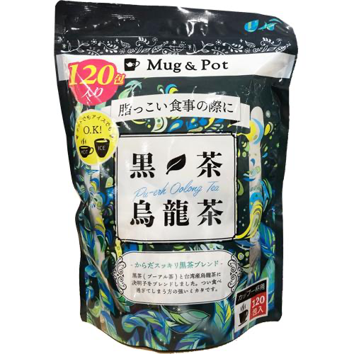 MUG ＆ POT 黒茶烏龍茶茶包