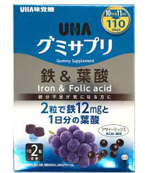 UHA 味覺糖 鐵+葉酸 營養補充軟糖