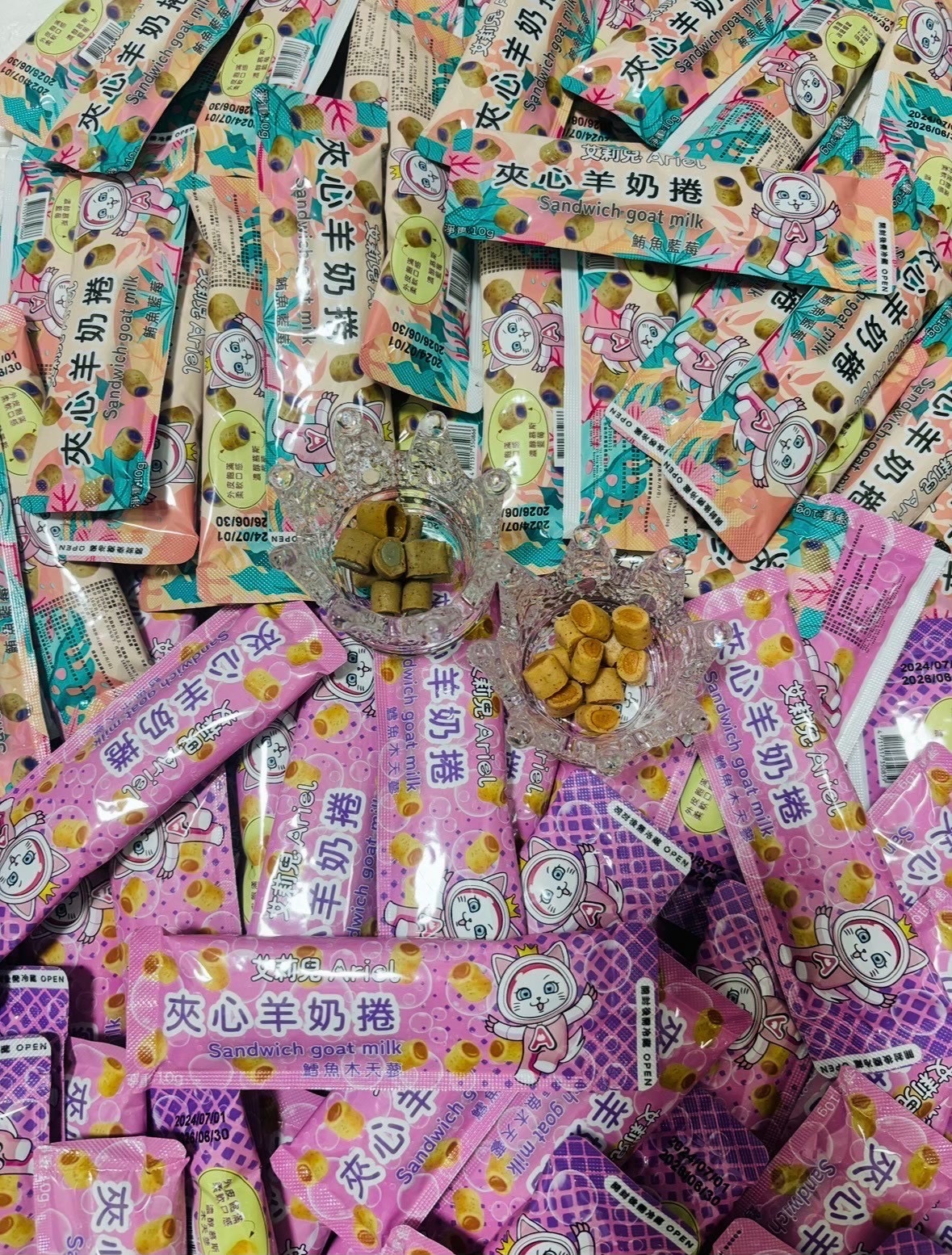 艾莉兒-貓咪夾心羊奶卷-10g