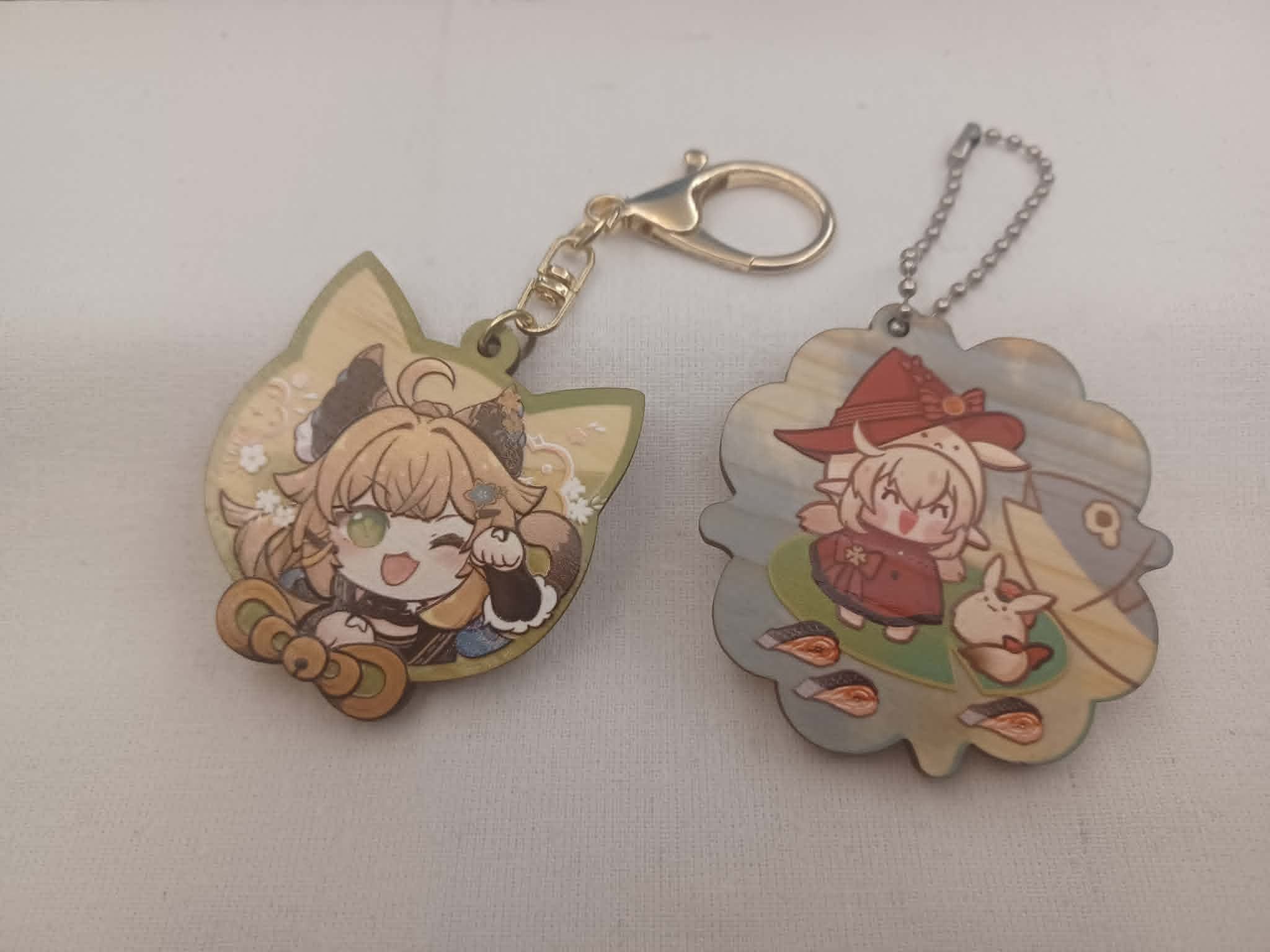 [原神] 木頭浮雕吊飾