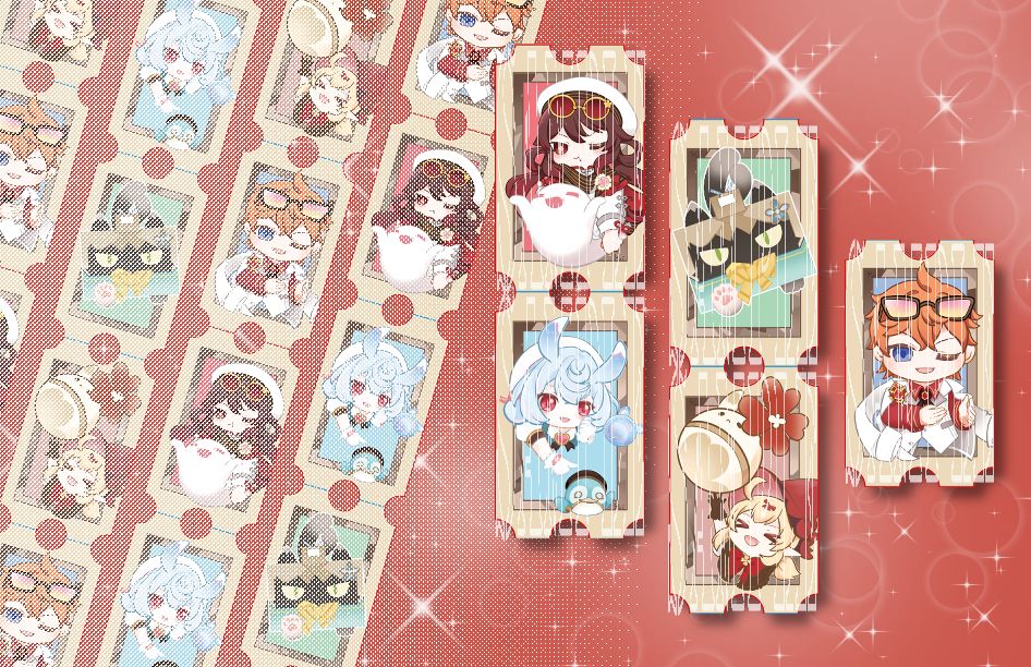【悠依Yui繪】[原神] 彩票貼紙