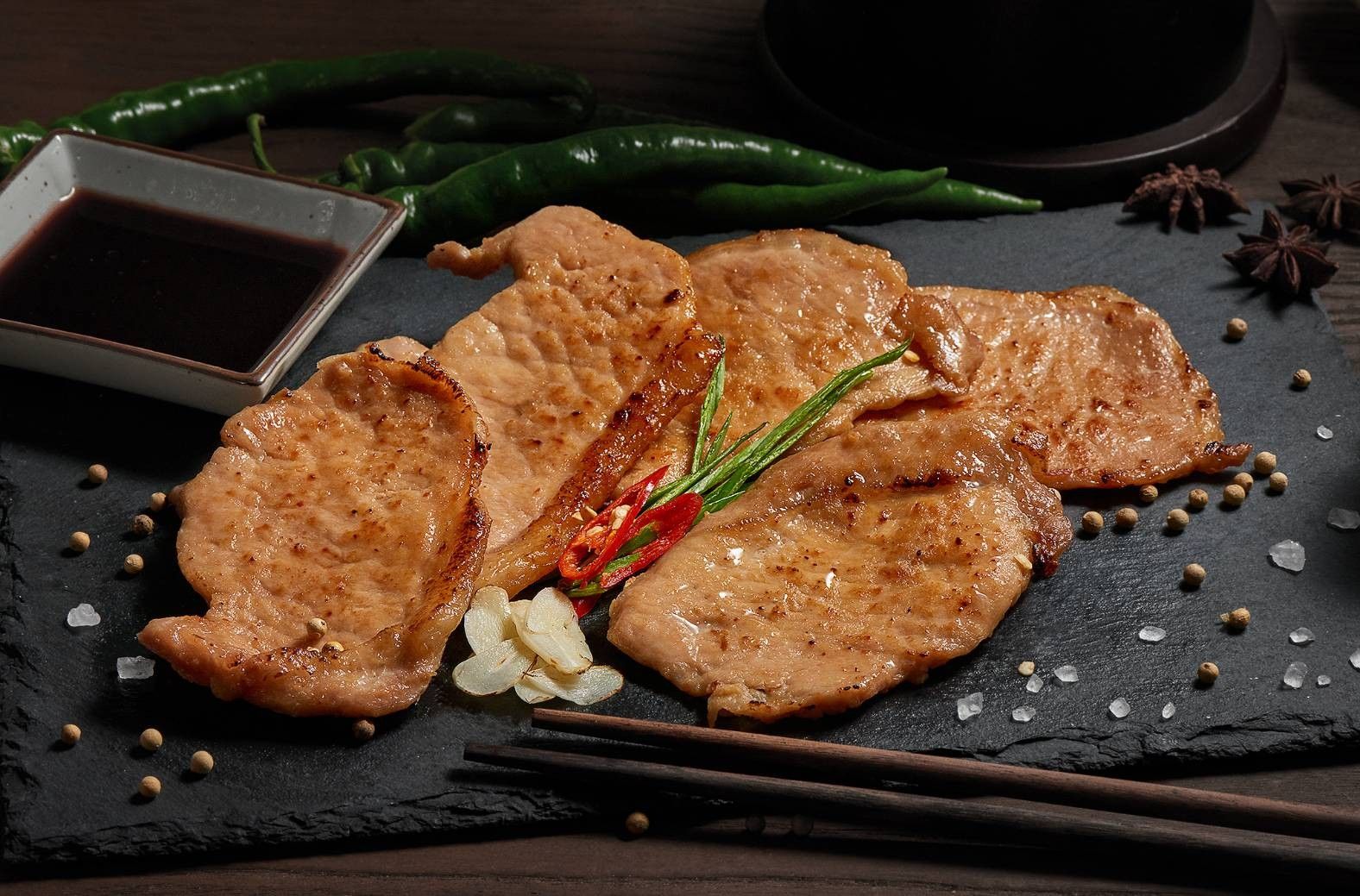 【萬福軒嚴選】榛食本位- 醬味里肌肉片 200g/包（4-5片）
