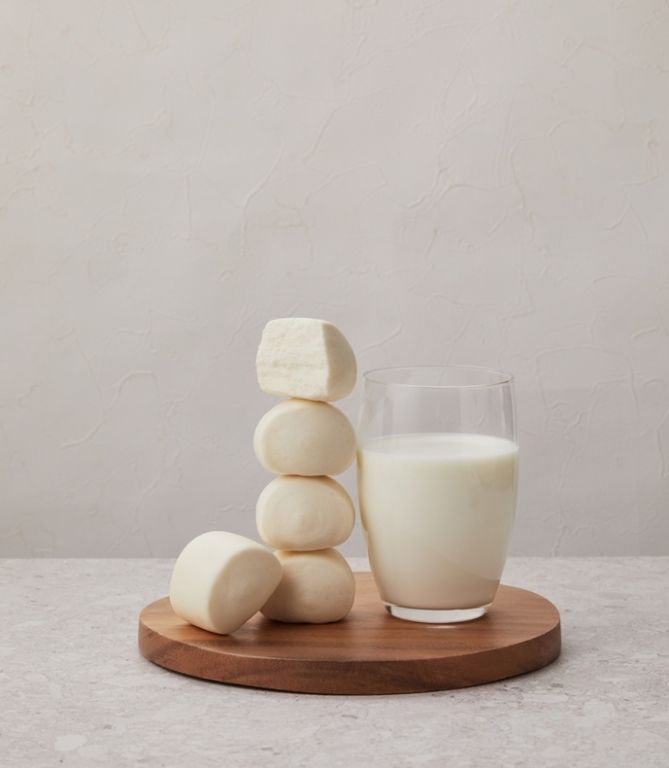 【萬福軒嚴選】禾香巧磚牛乳饅頭 12入/包