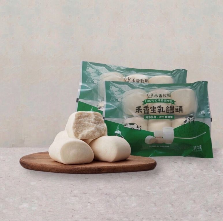 【萬福軒嚴選】禾香生乳饅頭 6入/包