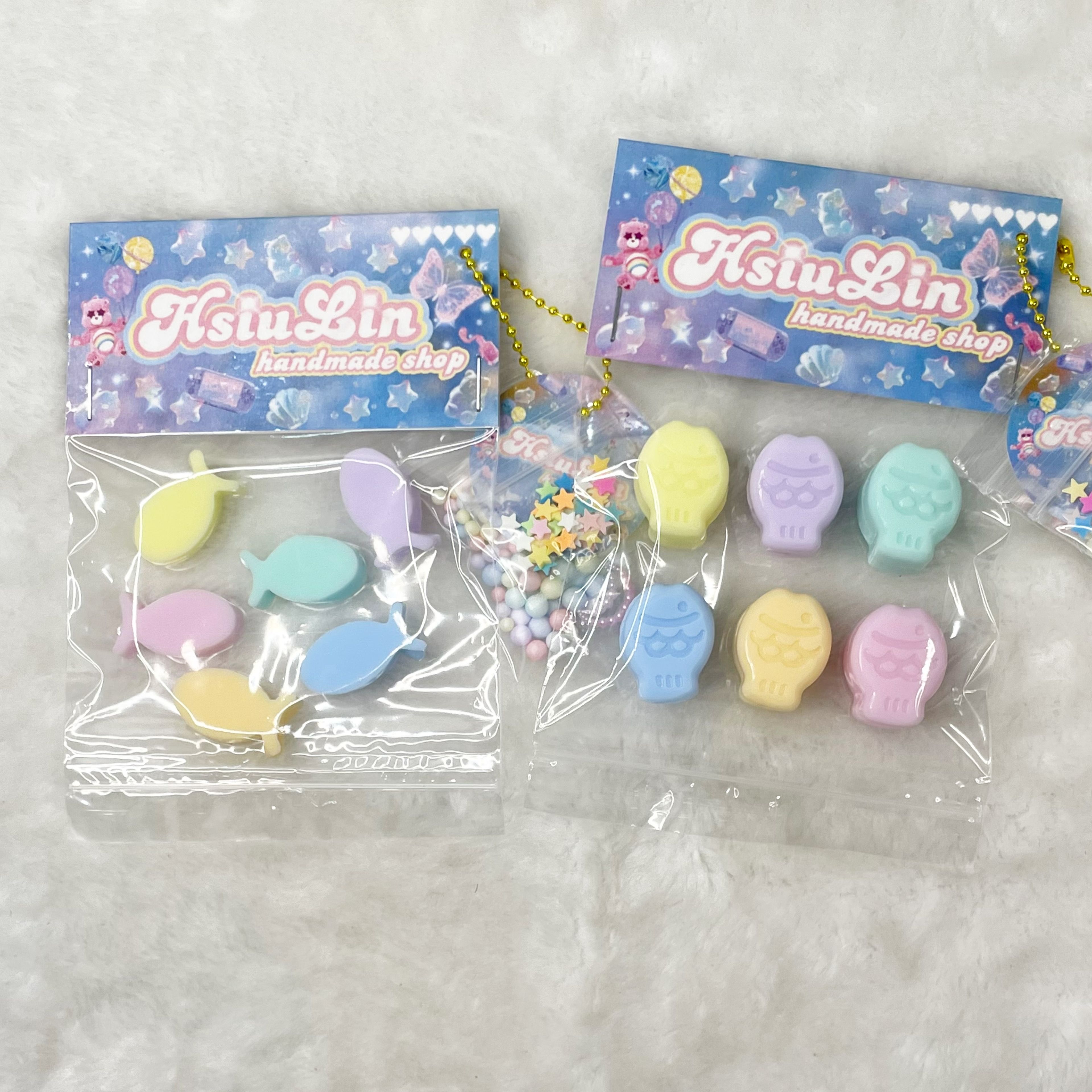 彩色迷你小魚｜雙層鯛魚燒六入｜微瑕脫模疵