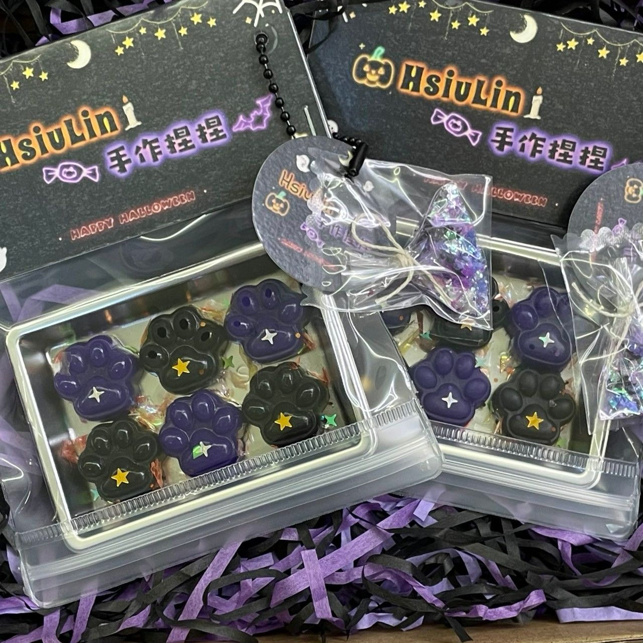 萬聖節限定🎃暗黑迷你貓掌