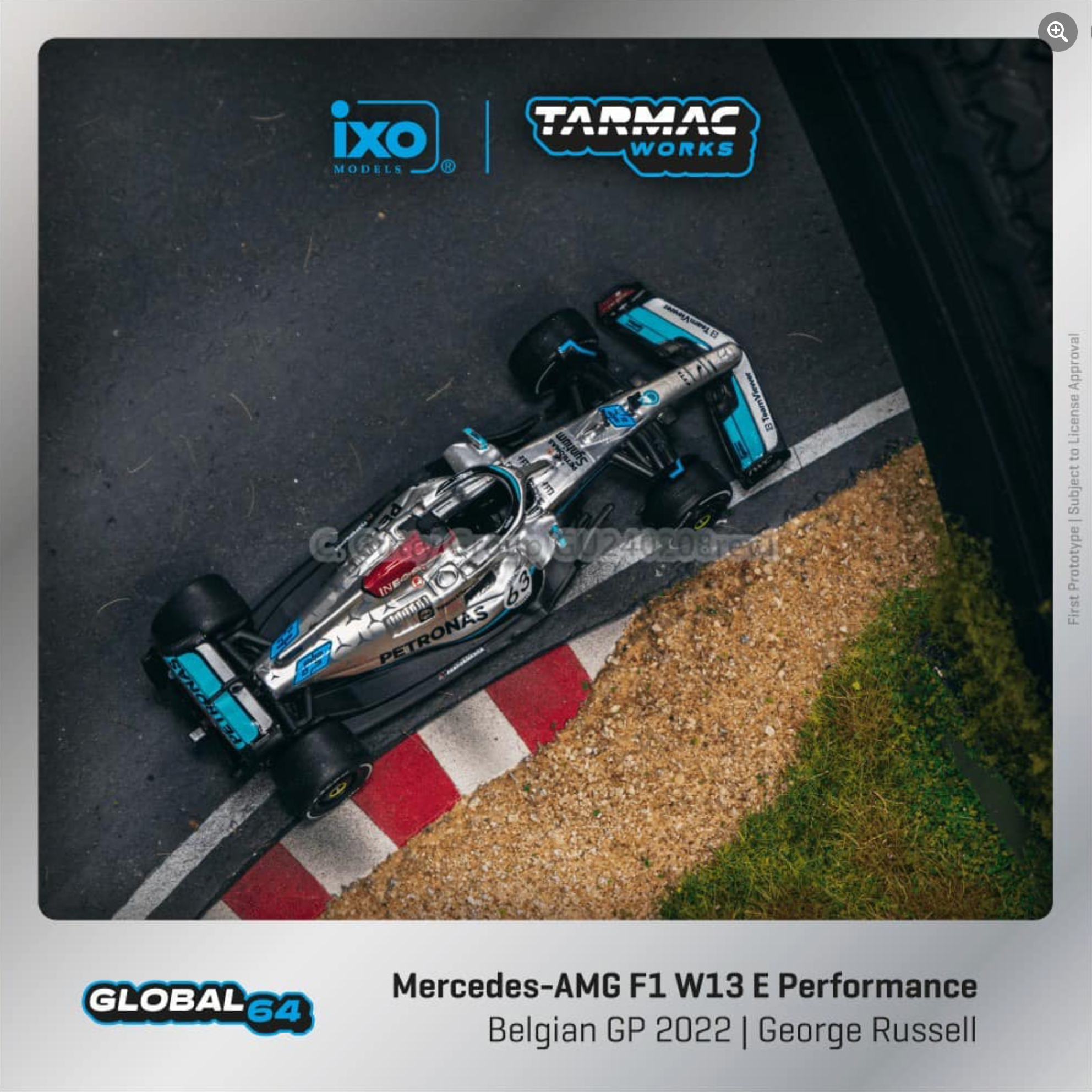 TARMAC WORKS T64G-F044-GR3 Mercedes-AMG F1 W13 E Perform