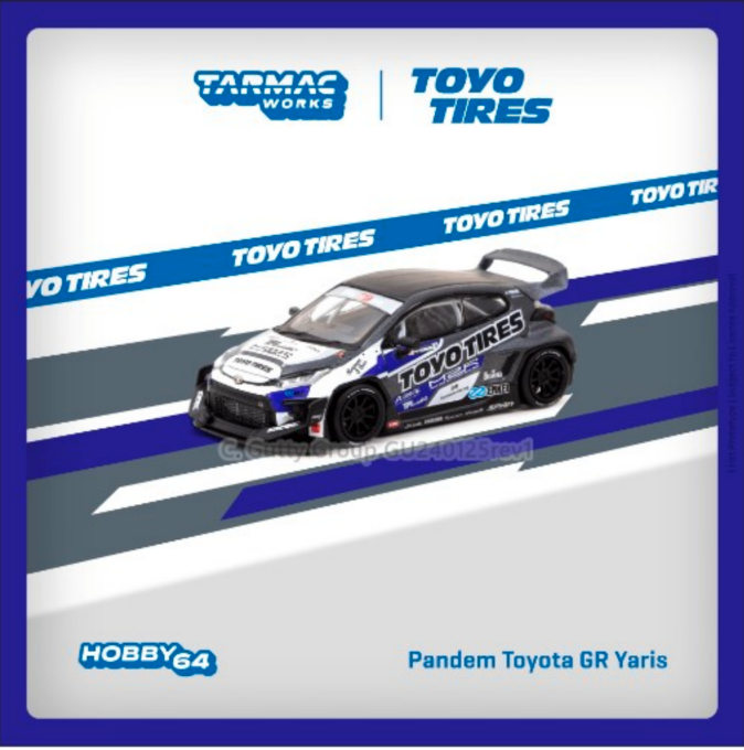 TARMAC WORKS T64-080-TOYO Pandem Toyota GR Yaris TOYO TIRES