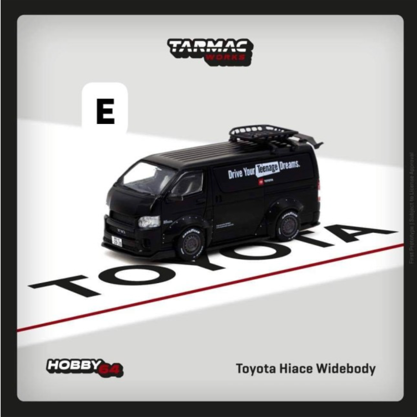 Tarmac 1/64 T64-038-TO Toyota Hiace Widebody TOYOTA