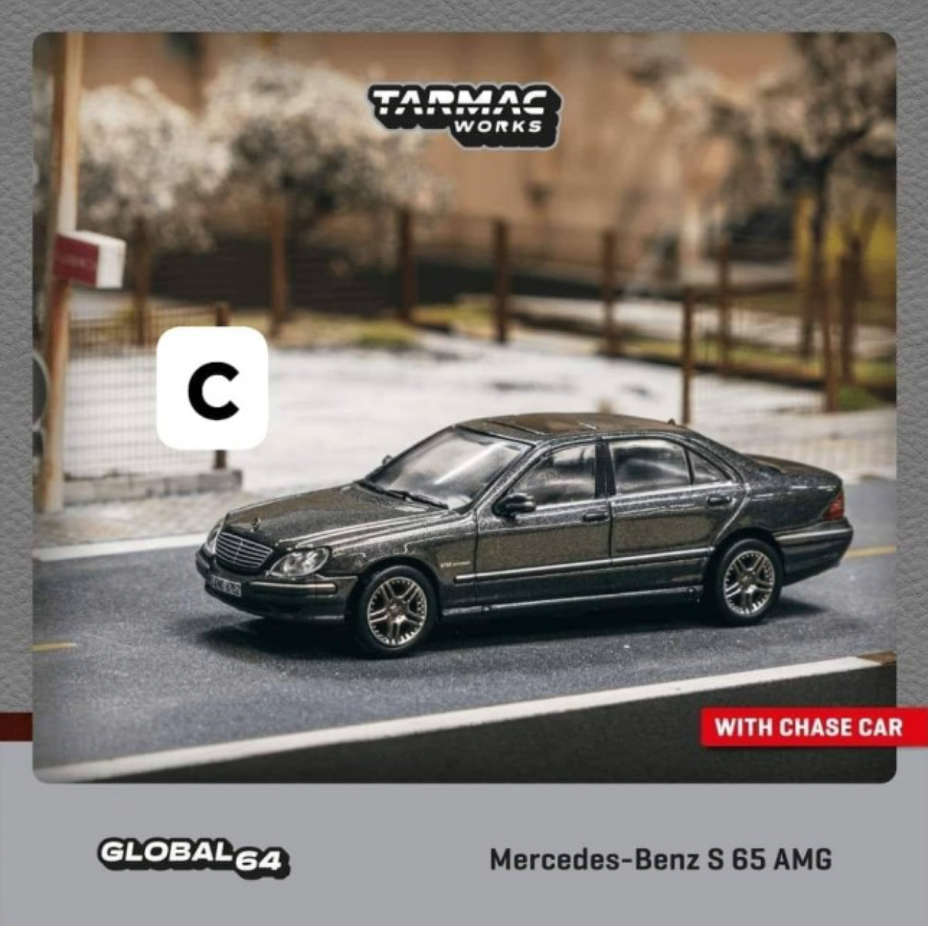 Tarmac 1/64 T64G-072-GY Mercedes-Benz S 65 AMG Tectite Grey