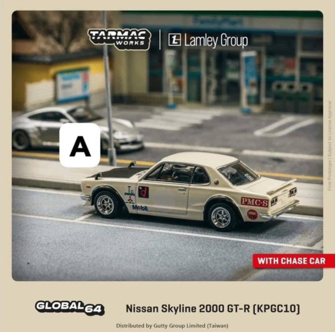 Tarmac 1/64 T64G-043-WH2 - Nissan Skyline 2000 GT-R