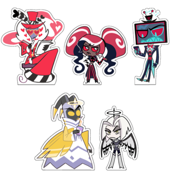 Hazbin hotel 反派組立牌