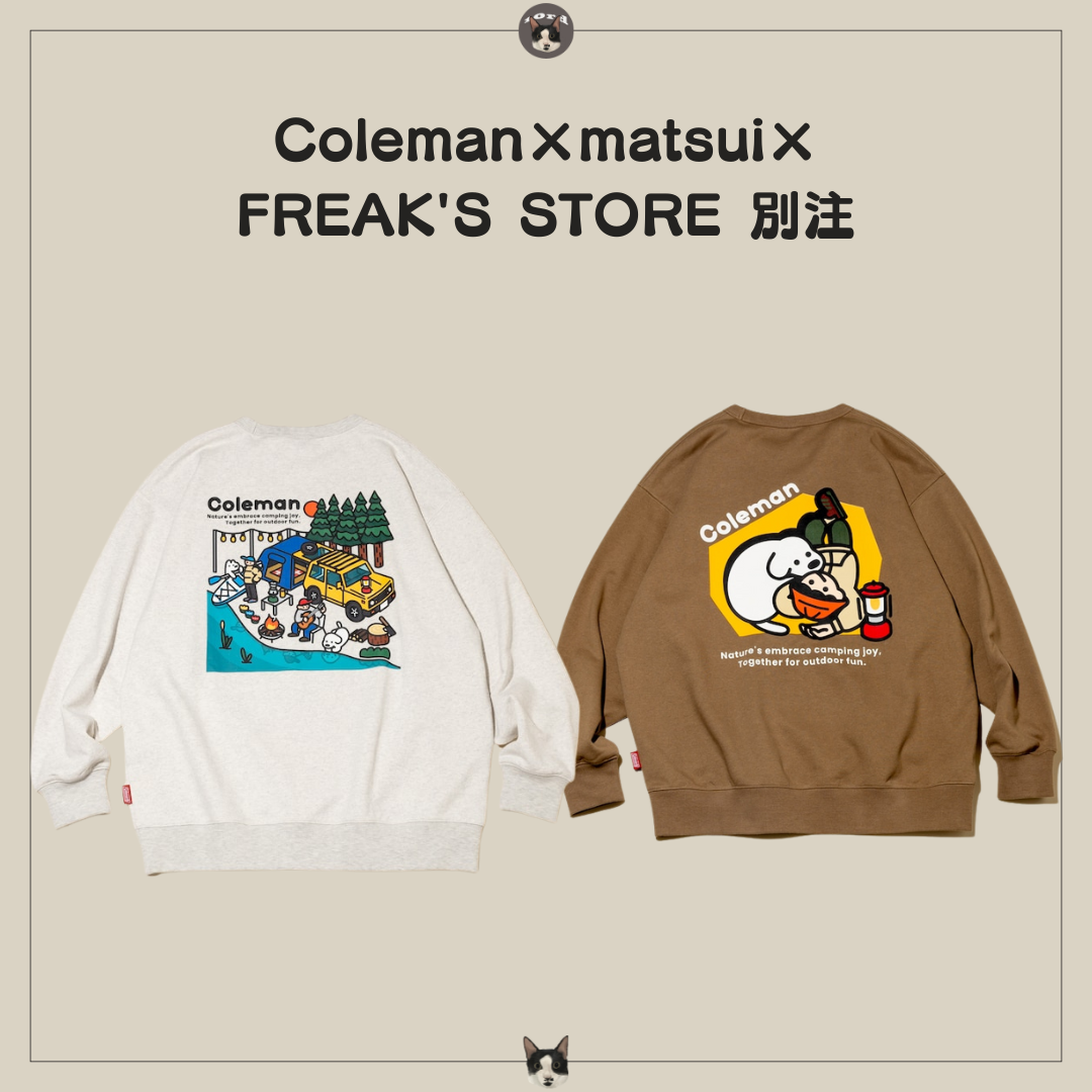 Coleman X matsui X FREAK’S STORE別注款大學Ｔ