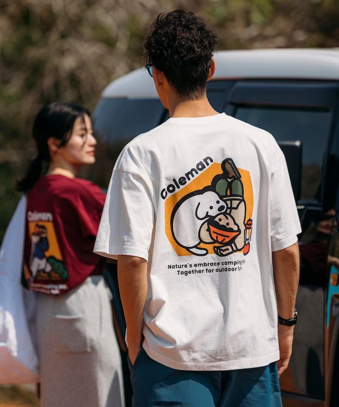 Coleman X matsui X FREAK’S STORE別注短Ｔ（狗狗款）