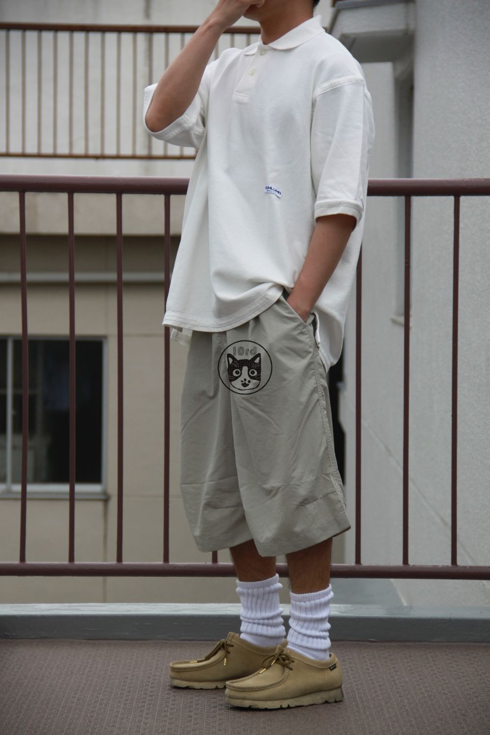 Tuck Wide Easy Shorts（尼龍）