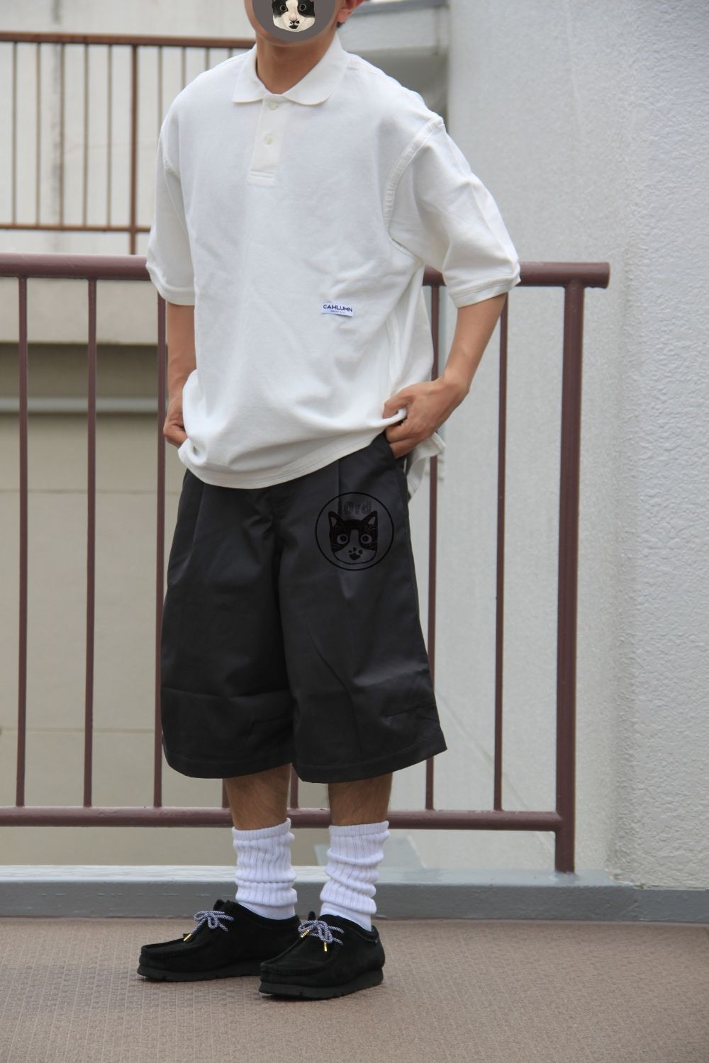 Tuck Wide Easy Shorts（斜紋布）