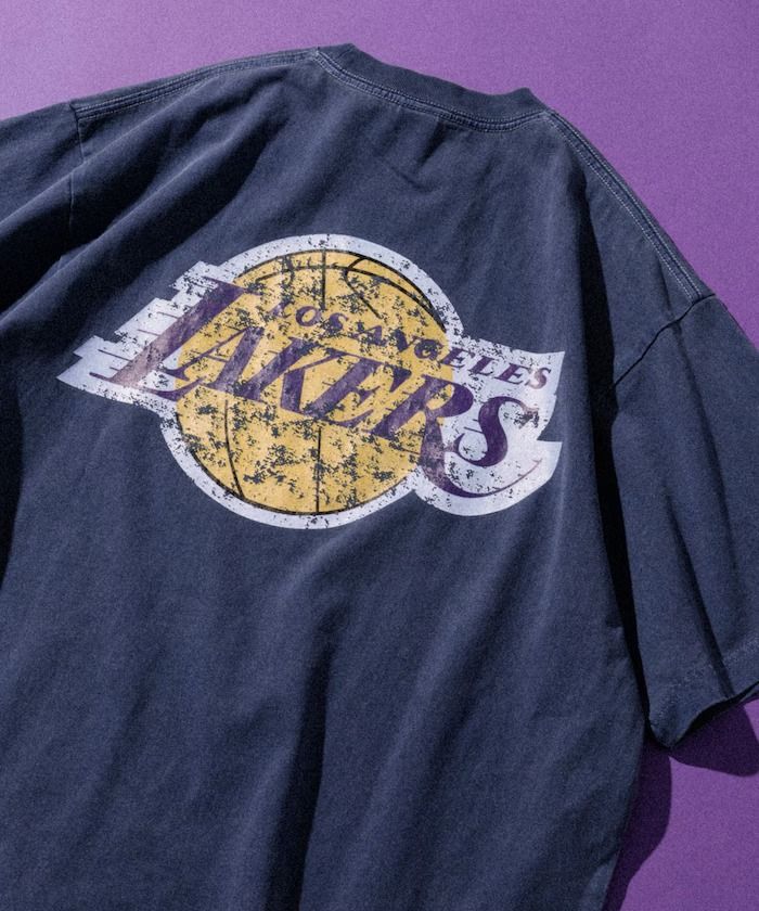 NBA X FREAK’S STORE 別注 back logo print crew neck T