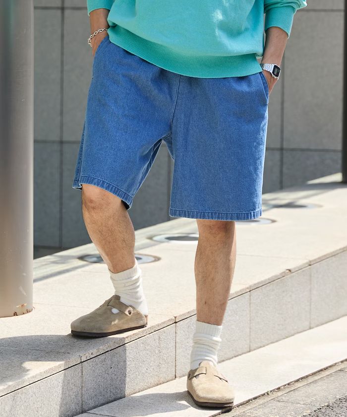 RED KAP 別注 Denim Chef Easy Shorts