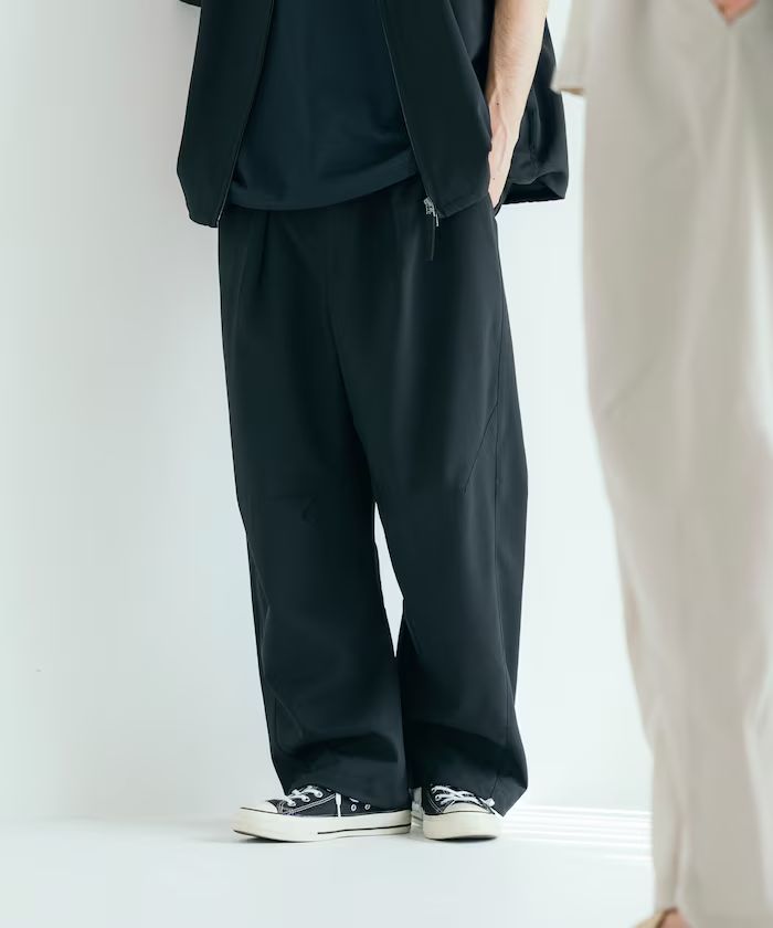 Linen Like Relaxfit Curved Silhouette Overpants