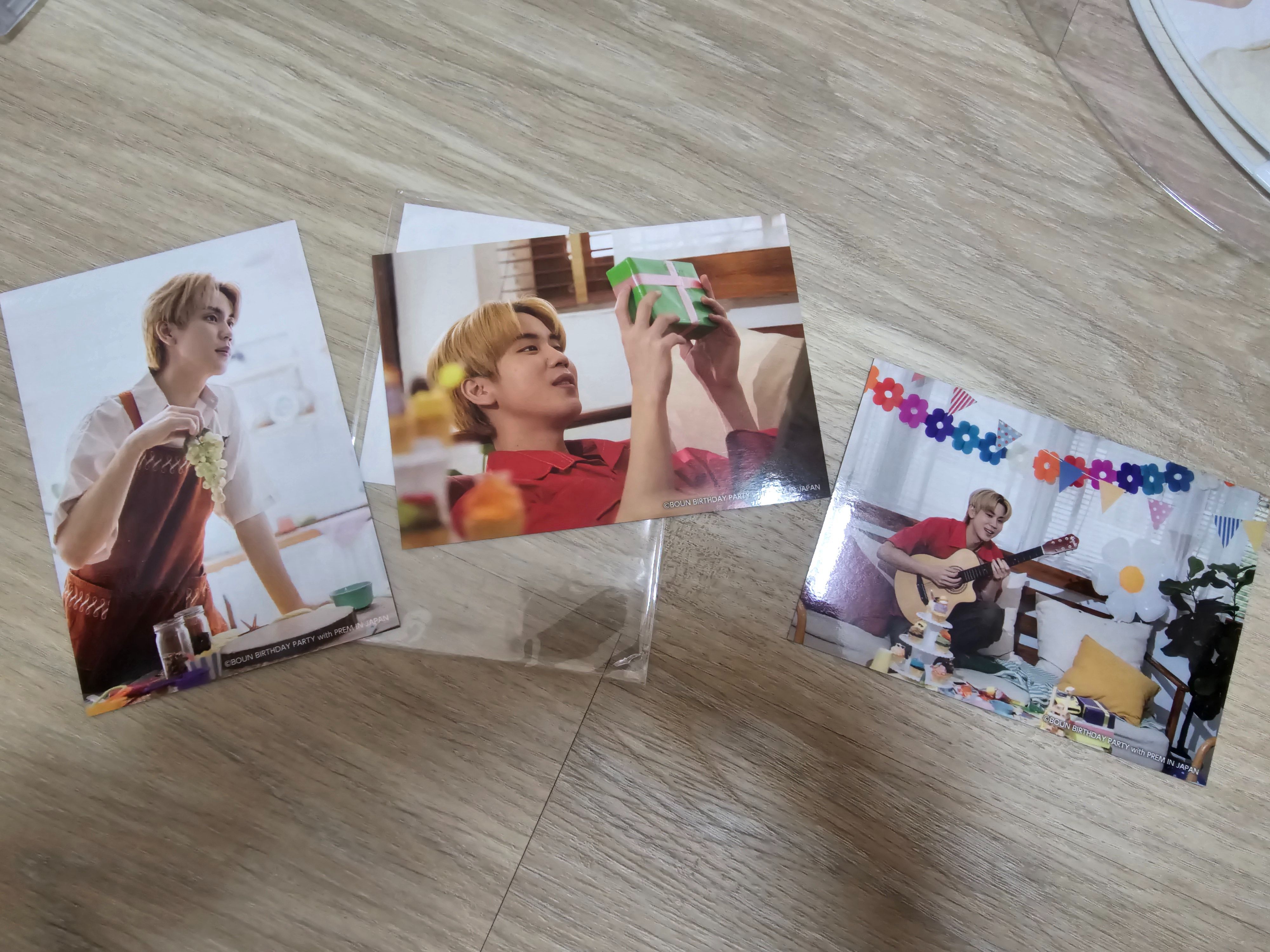 Boun 2023日本場生日週邊明信片3入一組