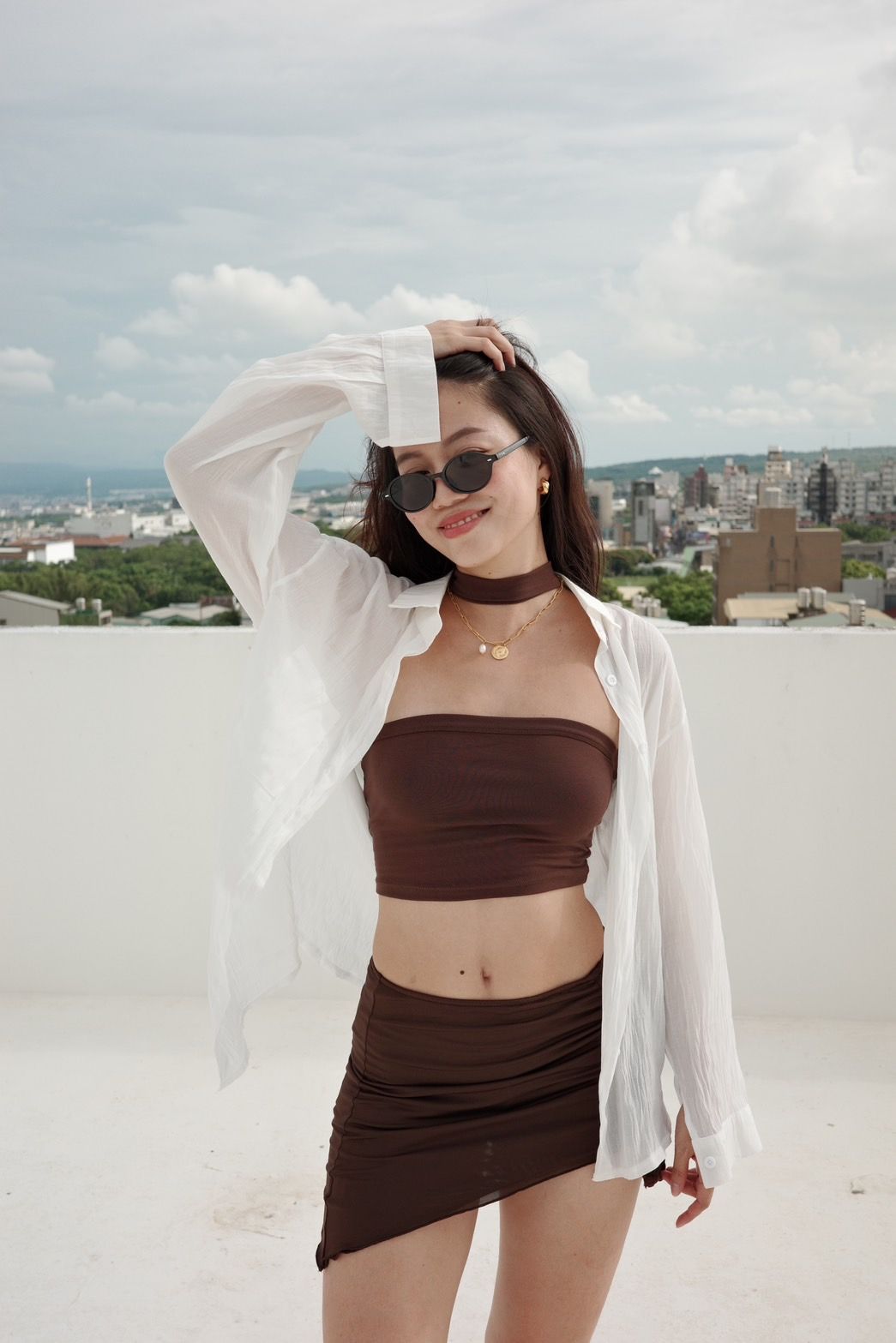 🕊️夏日渡假慵懶白襯衫