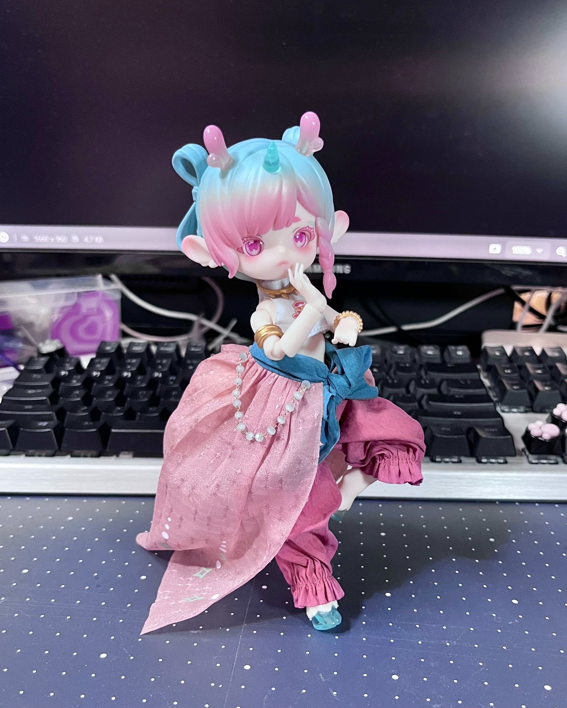 【喵汪小舖】【拆件】潘妮寶盒／穿鋁素體／呦呦鹿鳴／12分／BJD