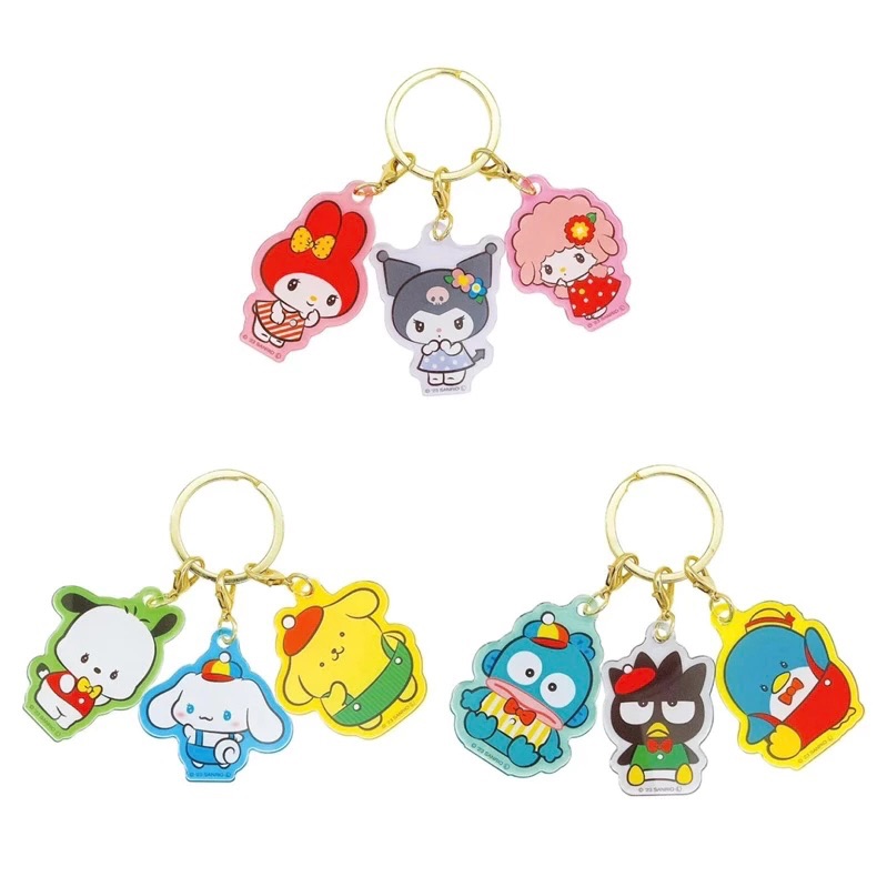 【現貨】三連鑰匙圈