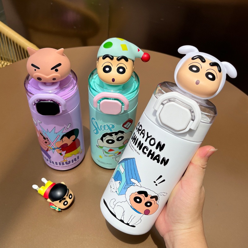 超萌可愛蠟筆小新保溫杯♥️