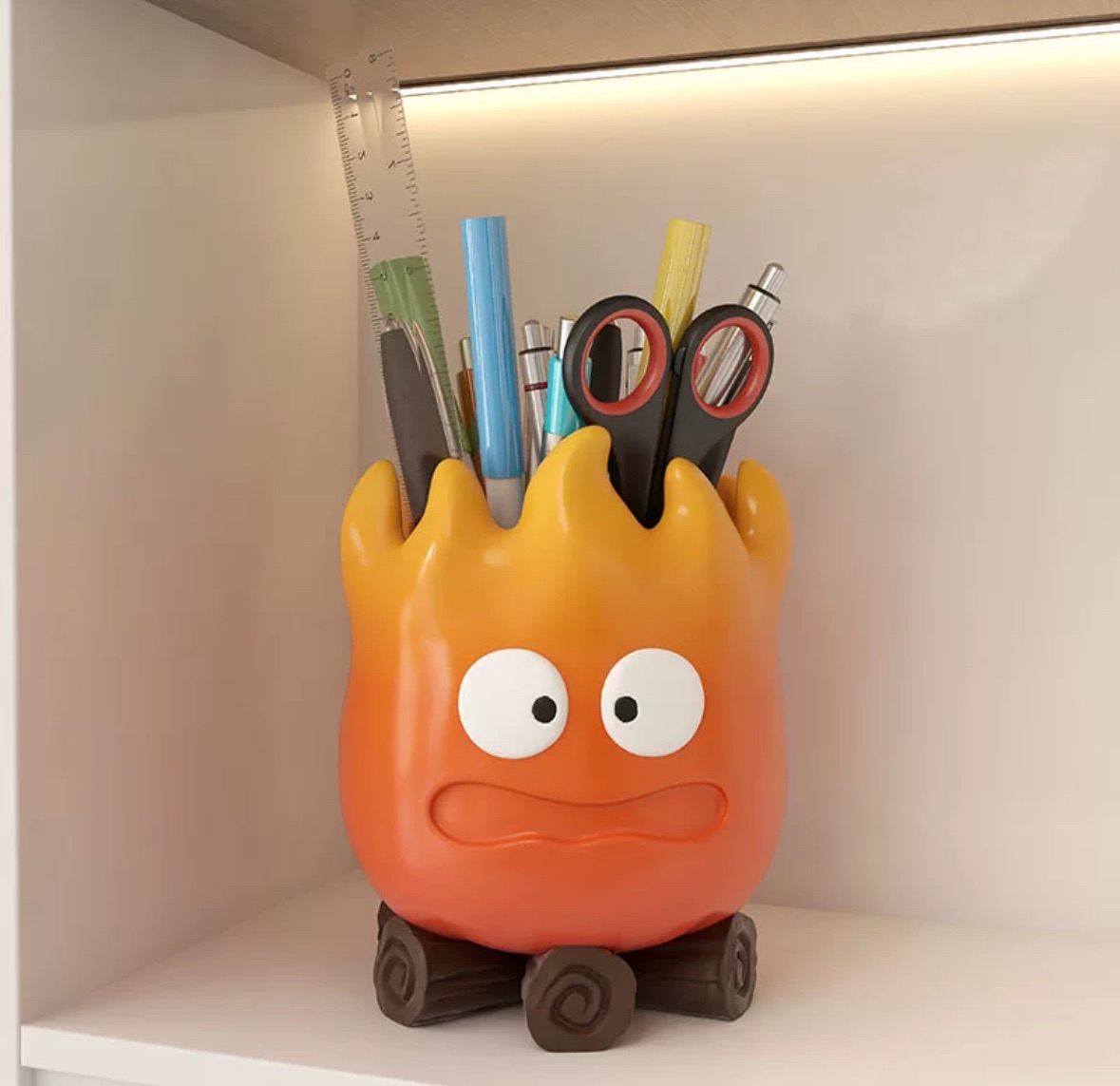 超萌可愛卡西法筆筒/化妝刷桶🖤